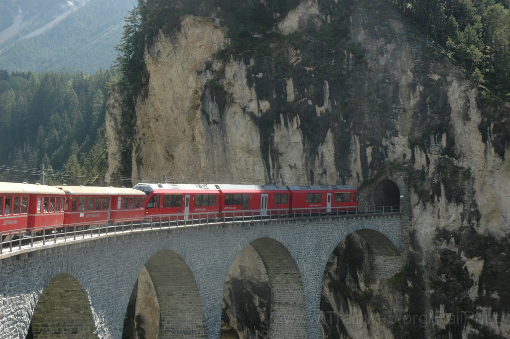 2526-0028-290712.jpg - RhB ABe 8/12 3504 «Dario Cologna» / Landwasserviadukt 29.7.2012