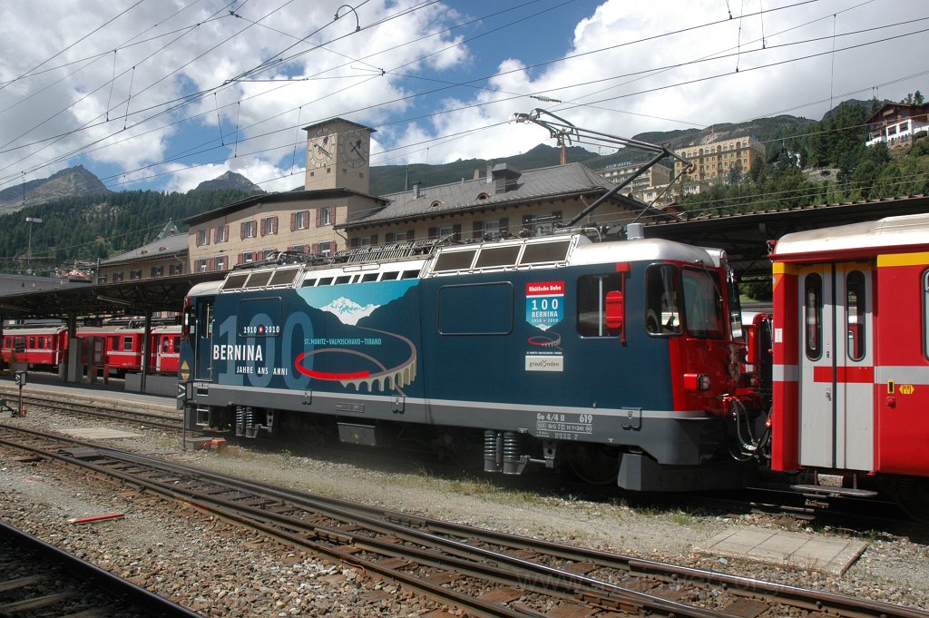 2529-0028-290712.jpg - RhB Ge 4/4'' 619 «Samedan» / St.Moritz 29.7.2012