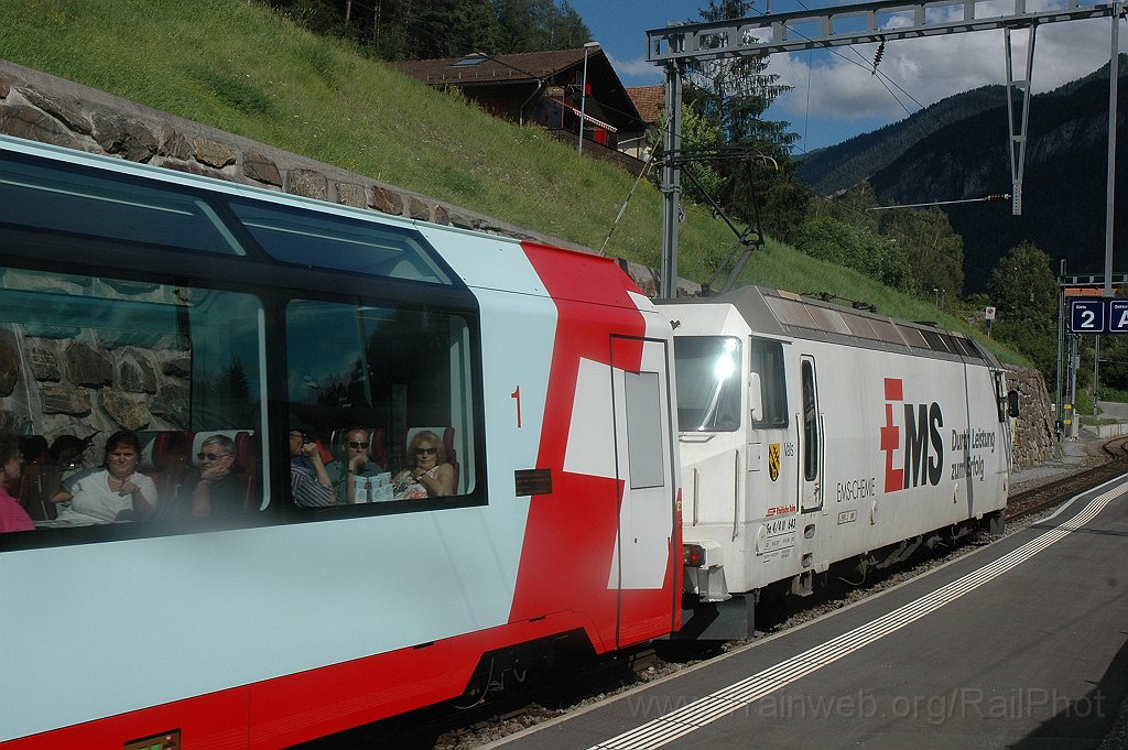 2533-0012-290712.jpg - RhB Ge 4/4''' 643 «Vals» / Tiefencastel 29.7.2012