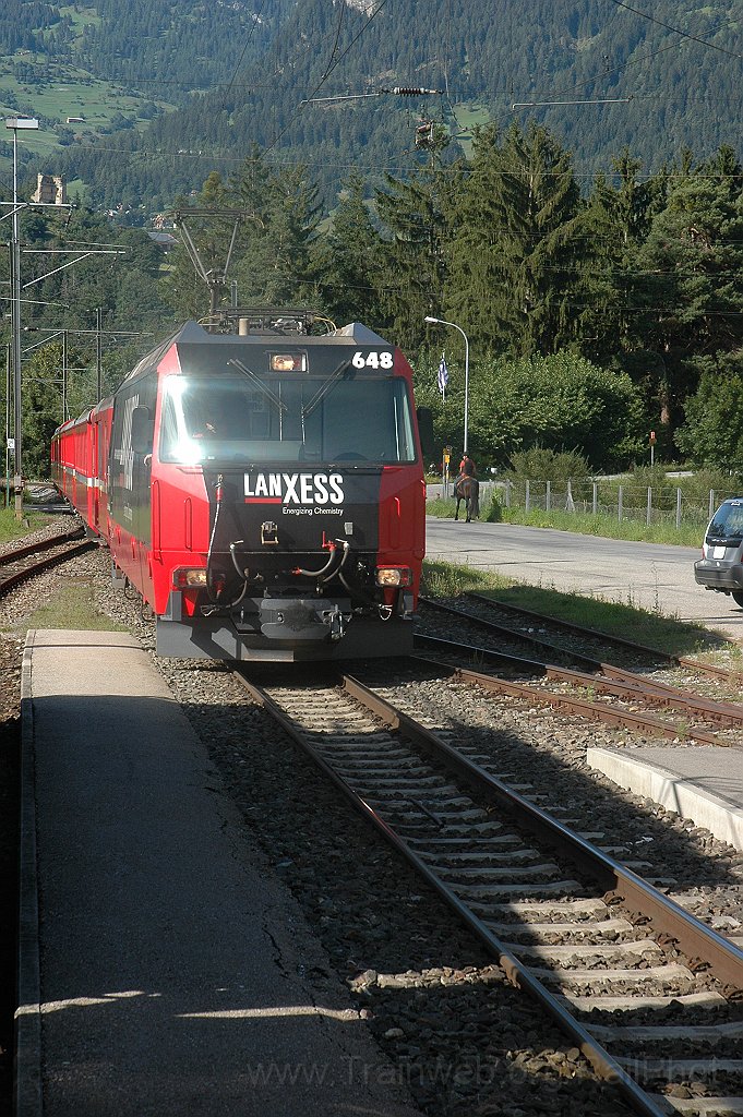 2533-0033-290712.jpg - RhB Ge 4/4''' 648 «Susch» / Rodels-Realta 29.7.2012