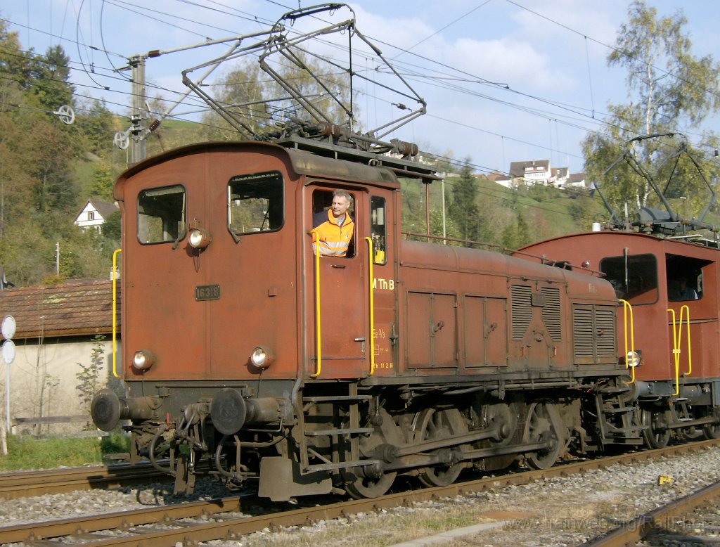 1432-0036-131007.jpg - MThB Ee 3/3 16318 / Bauma 13.10.2007