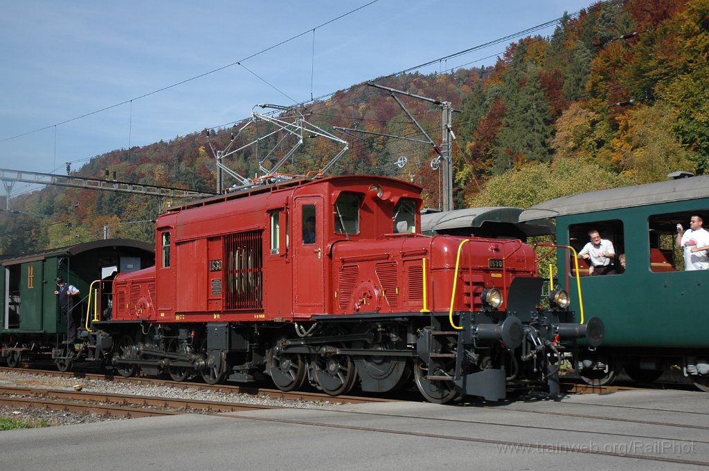1573-0038-111008.jpg - OeBB De 6/6 15301 / Bauma 11.10.2008