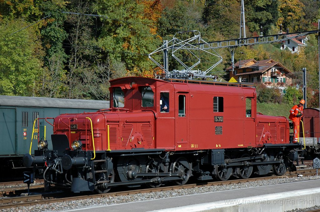 1577-0028-111008.jpg - OeBB De 6/6 15301 / Bauma 11.10.2008
