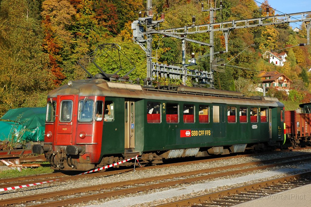 1581-0003-111008.jpg - SBB-CFF RBe 4/4 1405 / Bauma 11.10.2008