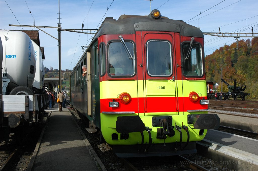 1582-0040-121008.jpg - SBB-CFF RBe 4/4 1405 / Bauma 12.10.2008