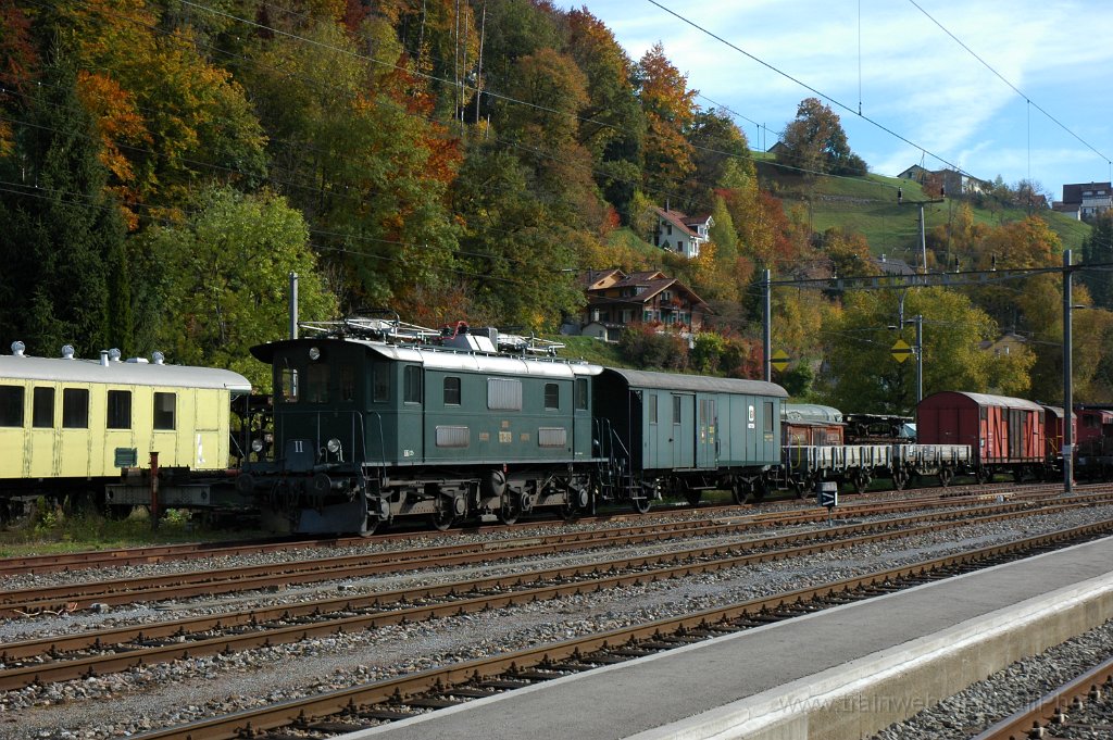 1582-0042-121008.jpg - DVZO Be 4/4 15 / Bauma 12.10.2008