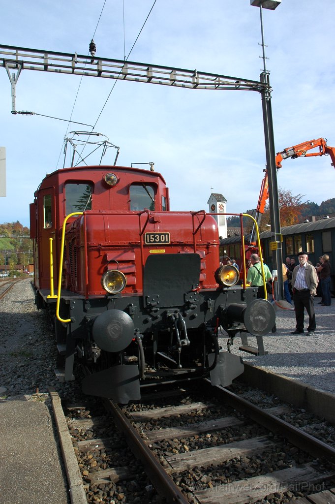 1584-0002-121008.jpg - OeBB De 6/6 15301 / Bauma 12.10.2008
