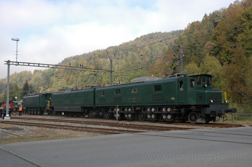 2232-0008-161011.jpg - SBB Ae 8/14 11801 + Club Mikado 1244 Ae 4/7 11026