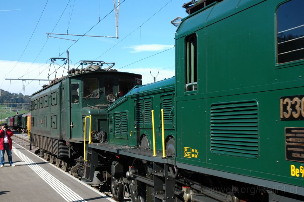 3348-0005-121014.jpg - SBB-CFF Ae 4/7 10997 + Be 6/8''' 13302 / Bauma 12.10.2014