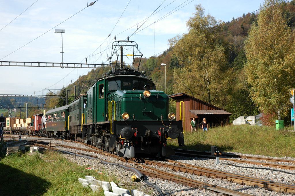 3350-0025-121014.jpg - SBB-CFF Be 6/8''' 13302 + Ae 4/7 10997 / Bauma 12.10.2014