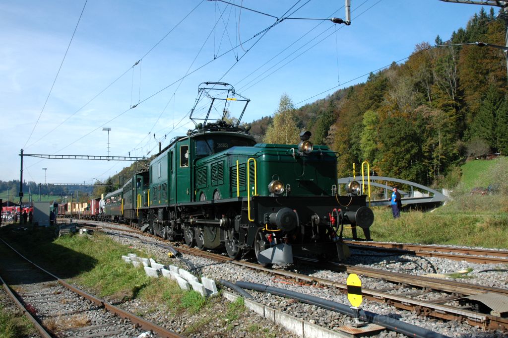 3350-0027-121014.jpg - SBB-CFF Be 6/8''' 13302 + Ae 4/7 10997 / Bauma 12.10.2014