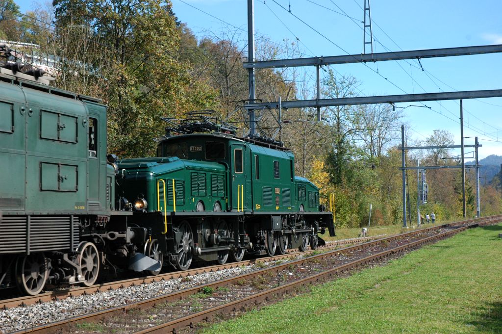 3351-0019-121014.jpg - SBB-CFF Be 6/8''' 13302 + Ae 4/7 10997 / Bauma 12.10.2014