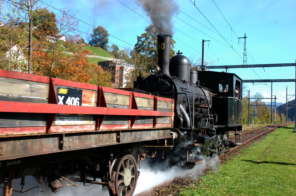 3352-0006-121014.jpg - DVZO E 3/3 10 / Bauma 12.10.2014