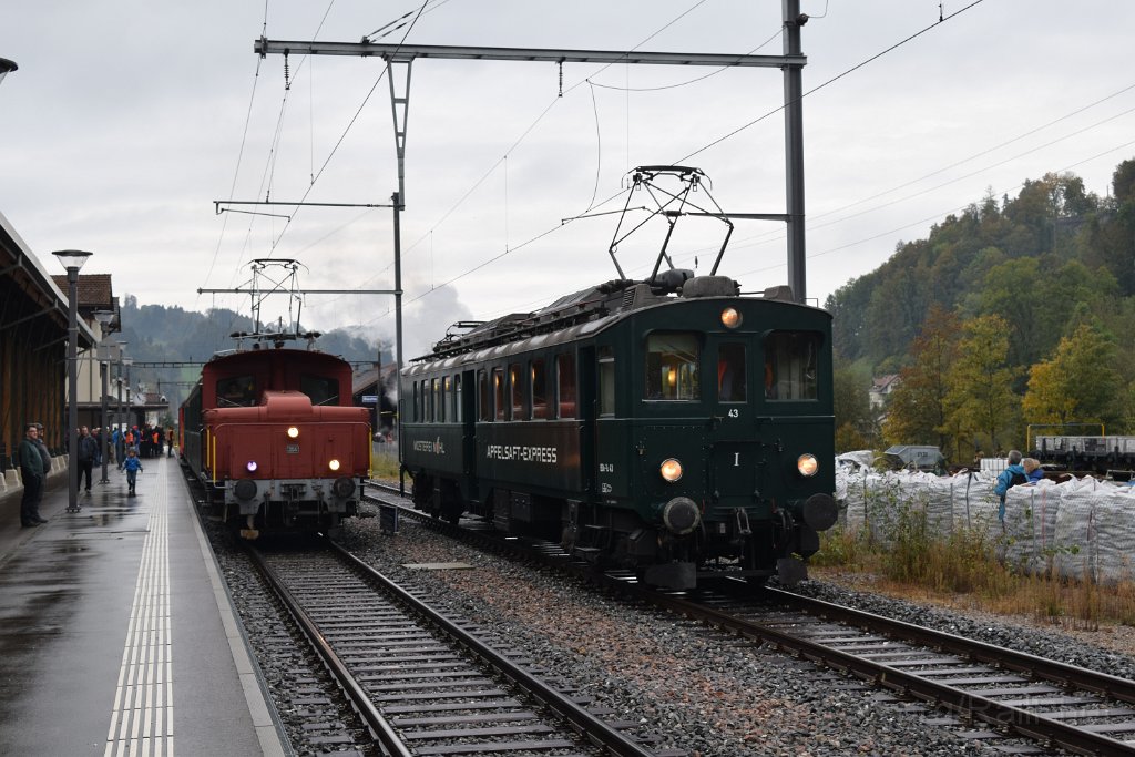 4183-0034-151016.jpg - DVZO Tem''' 354 + Eurovapor BDe 3/4 43 "Möhl Apfelsaft-Express" / Bauma 15.10.2016
