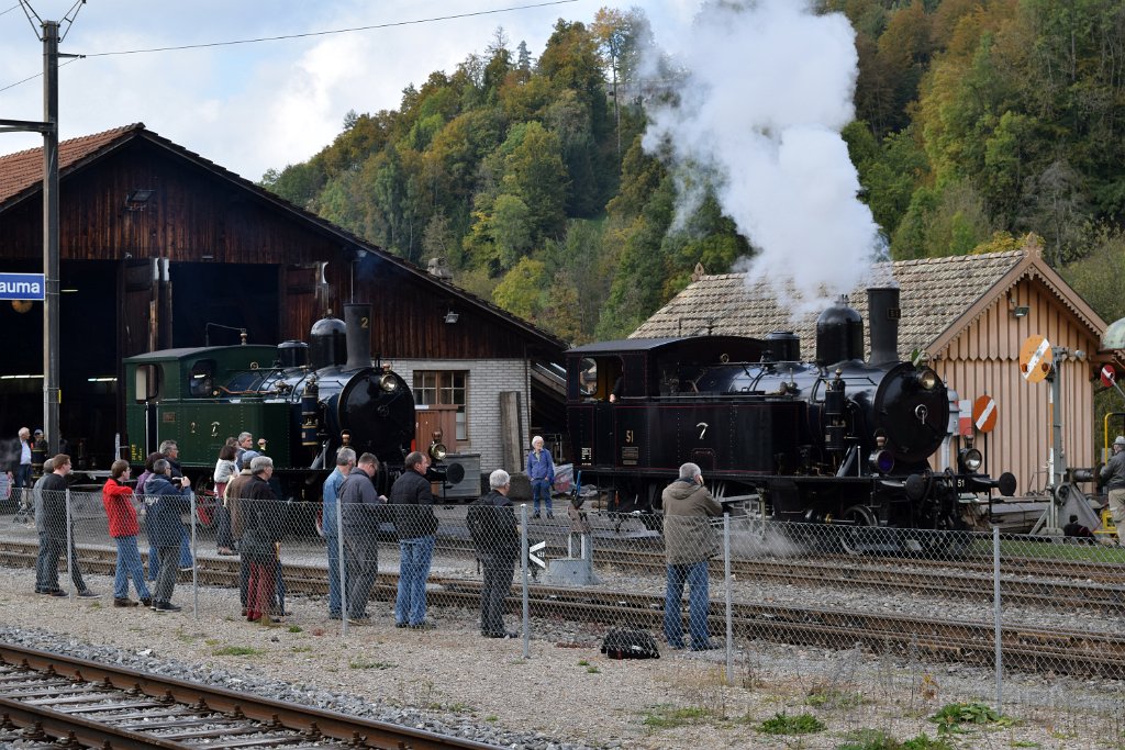 4200-0045-151016.jpg - DVZO Ed 3/4 2 "Hinwil" + DBB Ed 3/4 51 / Bauma 15.10.2016