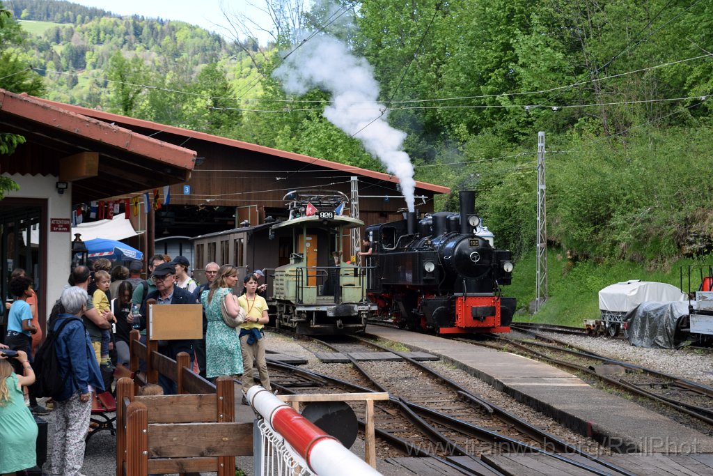 9137-0035-190524.jpg - SEG G 2x2/2 105 "Todtnau" + StStZ Te 2/2 926 "Le Bouc" / Chaulin 19.5.2024