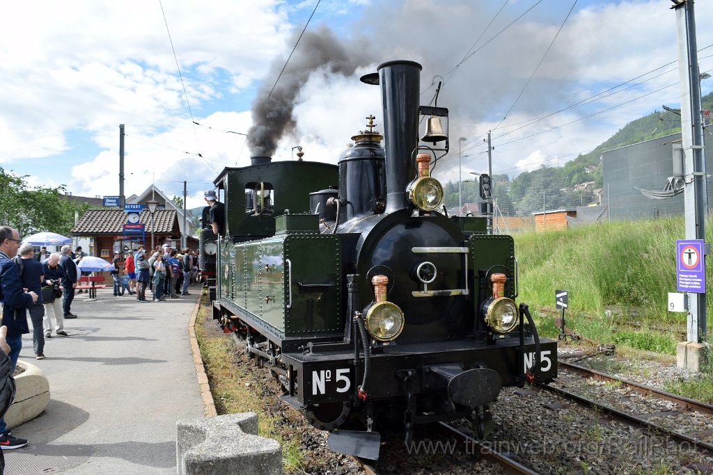 9140-0037-190524.jpg - LEB G 3/3 5 "Bercher" + SEG G 2x2/2 105 "Todtnau" / Blonay 19.5.2024