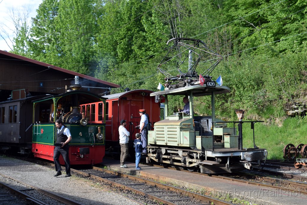 9146-0014-190524.jpg - StStZ Te 2/2 926 "Le Bouc" + FP G 2/2 4 "Rimini" / Chaulin 19.5.2024
