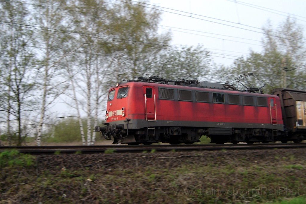 1169-0005-260406.jpg - DBAG 139.558-1 / Braunschweig-Gartenstadt (An der Rothenburg) 26.4.2006