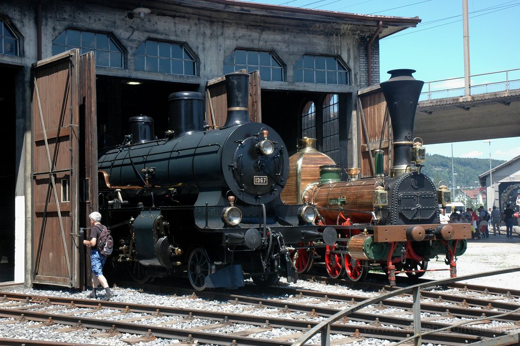 2448-0011-170612.jpg - SBB-CFF B 3/4 1367 + SNB D 1/3 1