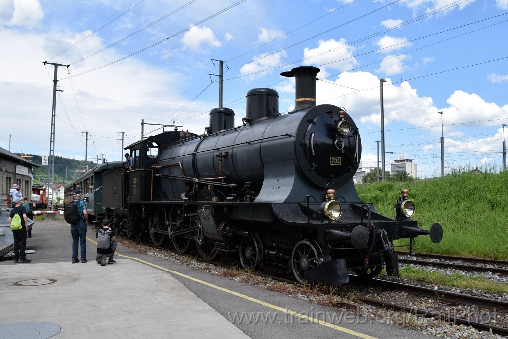 9115-0020-180524.jpg - SBB-CFF A 3/5 705 / Brugg 18.5.2024