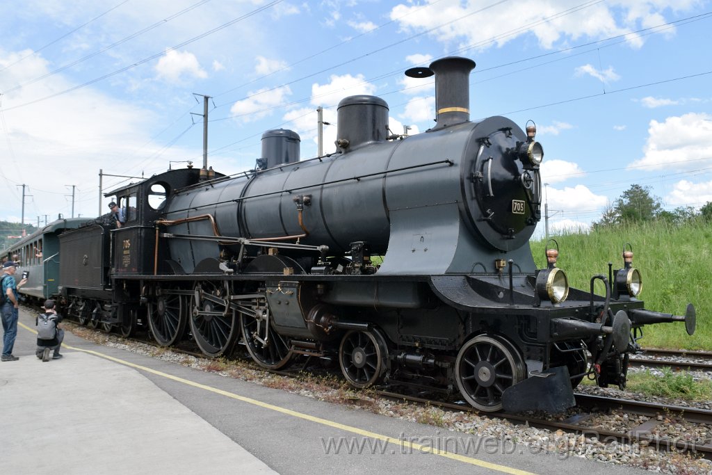 9115-0024-180524.jpg - SBB-CFF A 3/5 705 / Brugg 18.5.2024
