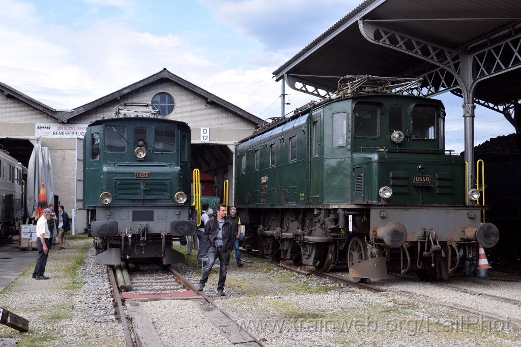 9124-0038-180524.jpg - SBB-CFF Ae 4/7 11026 + Ae 3/6' 10650 / Brugg 18.5.2024