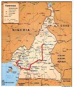 Carte du réseau Camrail