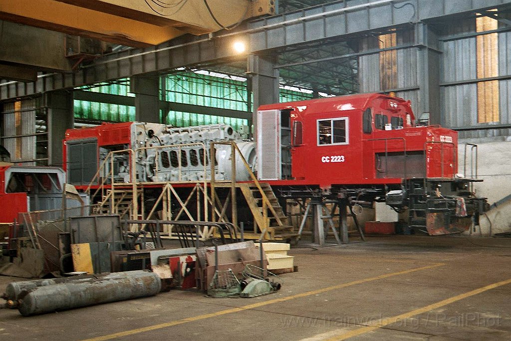 0987-0008.jpg - Camrail CC 2223 / Douala - Ateliers principaux Bassa 11.8.2004