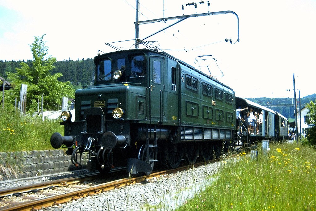 0887-0007.jpg - ERZU Ae 3/6' 10664 / Bäretswil 26.5.2001