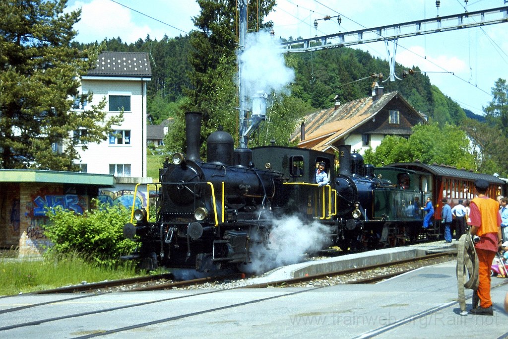 0887-0026.jpg - DVZO E 3/3 10 + Ed 3/4 2 / Bäretswil 26.5.2001