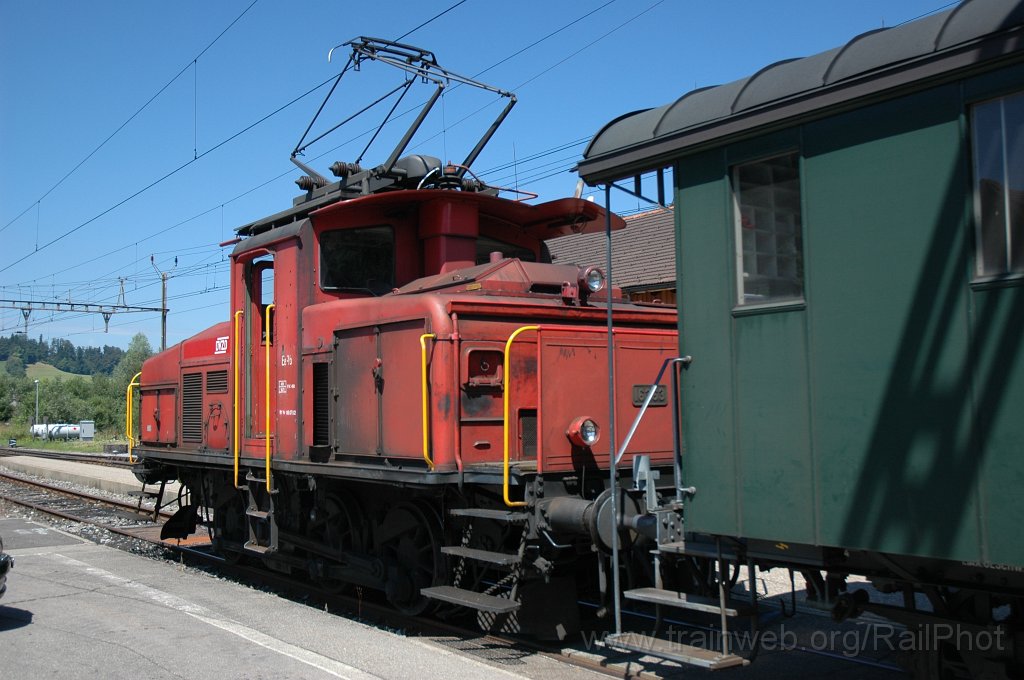 2149-0006-160711.jpg - DVZO Ee 3/3 16363 / Bauma 16.7.2011