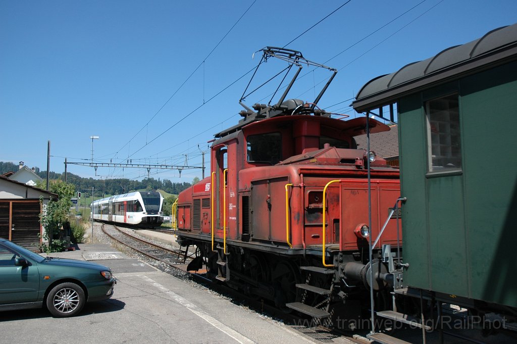 2149-0009-160711.jpg - DVZO Ee 3/3 16363 / Bauma 16.7.2011