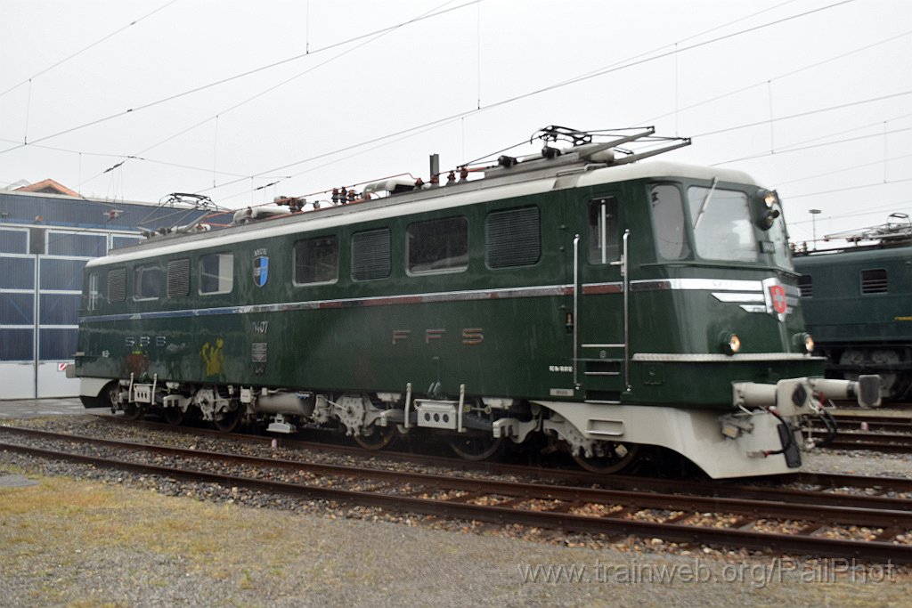 8736-0022-260823.jpg - SBB-CFF Ae 6/6 11407 "Aargau" / Olten 26.8.2023