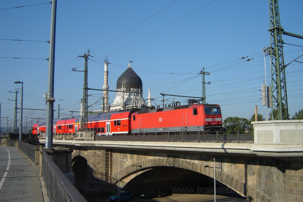1227-0049-130906.jpg - DBAG 143.967-8 / Dresden (Marienbrücke) 13.9.2006