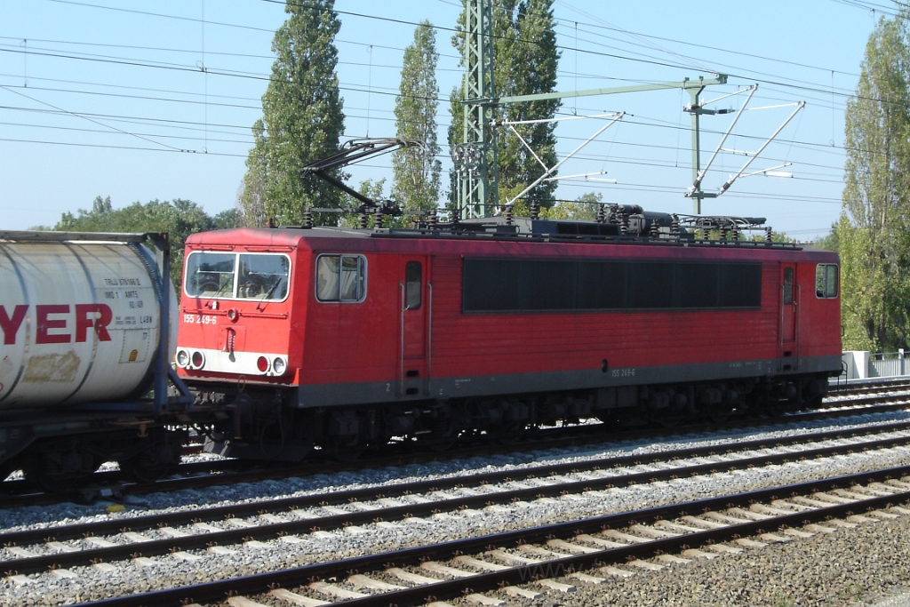 1229-0019-130906.jpg - DBAG 155.249-6 / Dresden-Freibergerstrasse 13.9.2006