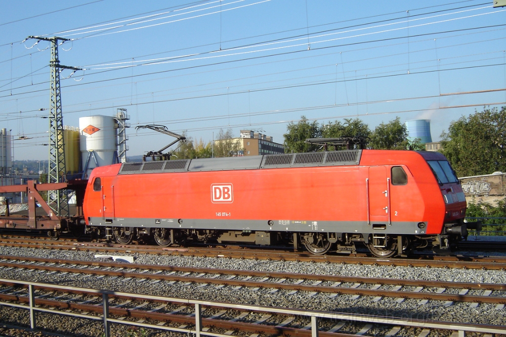 1231-0018-140906.jpg - DBAG 145.074-1 / Dresden-Freibergerstrasse 14.9.2006