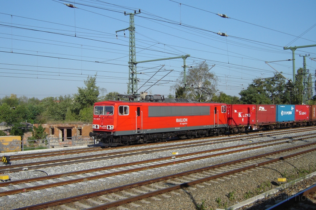 1231-0050-140906.jpg - Railion 155.149-8 / Dresden-Freibergerstrasse 14.9.2006