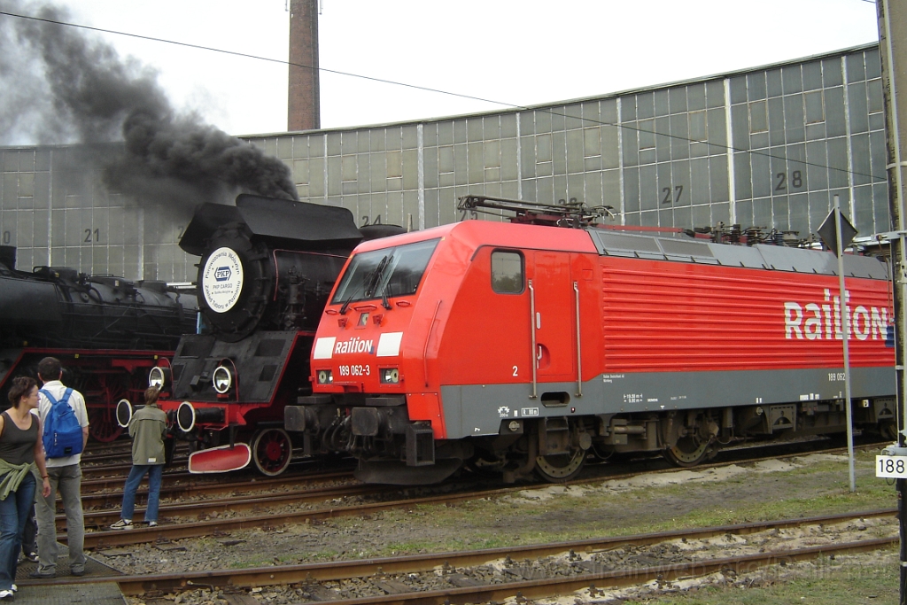 1245-0016-160906.jpg - Railion 189.062-3 + PKP Ol49-7 / Cottbus 16.9.2006