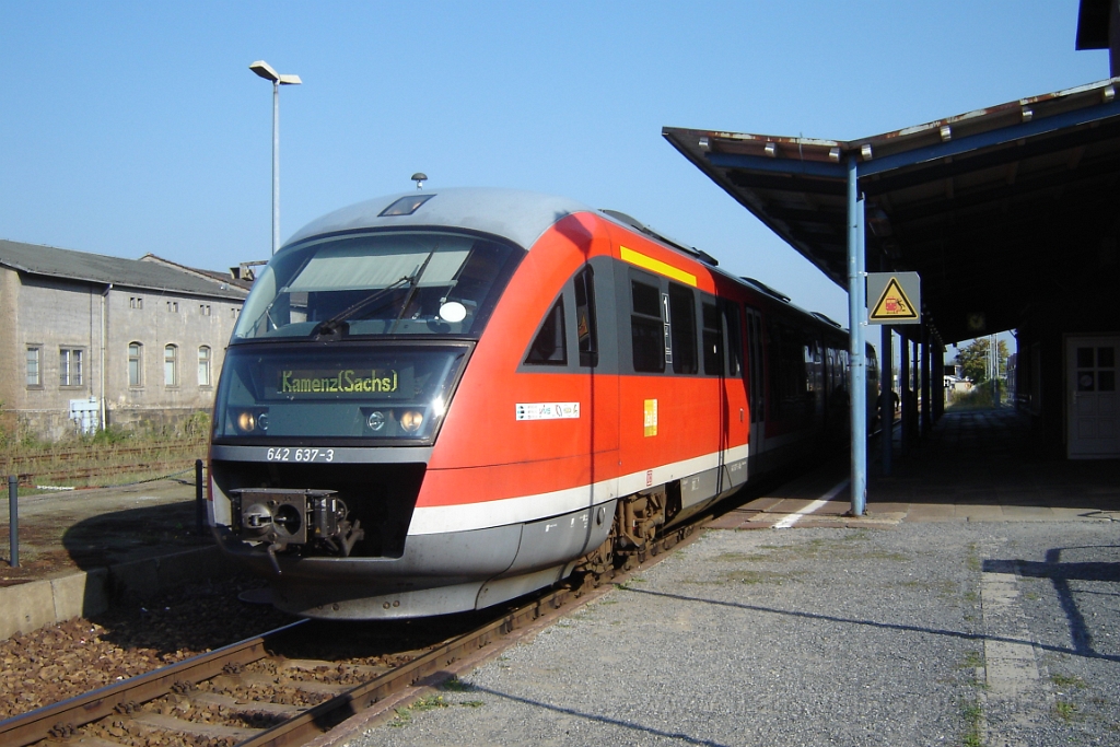 1249-0033-180906.jpg - DBAG 642.637-3 / Kamenz 18.9.2006