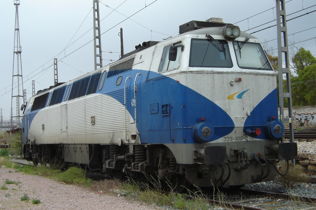 1341-0014-220507.jpg - Renfe 333.103-0 / Alicante - Estacion de Madrid 22.5.2007