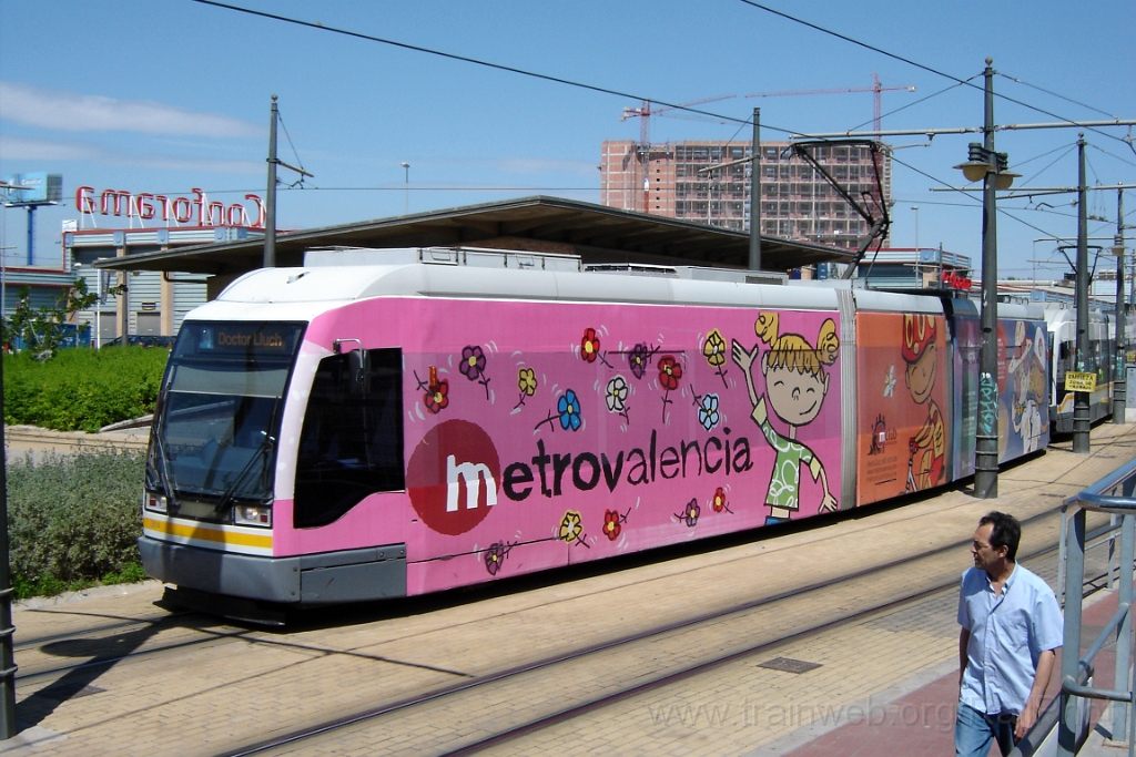 1483-0045-290508.jpg - FGV 3814 "Metrovalencia" / Empalme 29.5.2008