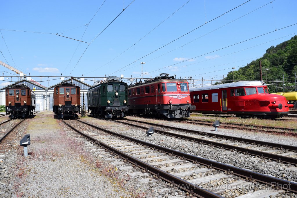 8611-0043-270523.jpg - SBB-CFF Ae 3/6" 10439 + Be 4/7 12504 + Ae 3/5 10217 + Ae 6/6 11425 "Genève" + RAe 2/4 1001 / Olten 27.5.2023