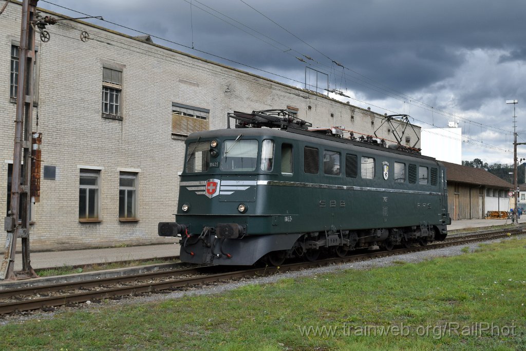 8842-0042-211023.jpg - SBB-CFF Ae 6/6 11421 "Graubünden / Grishun" / Olten 21.10.2023