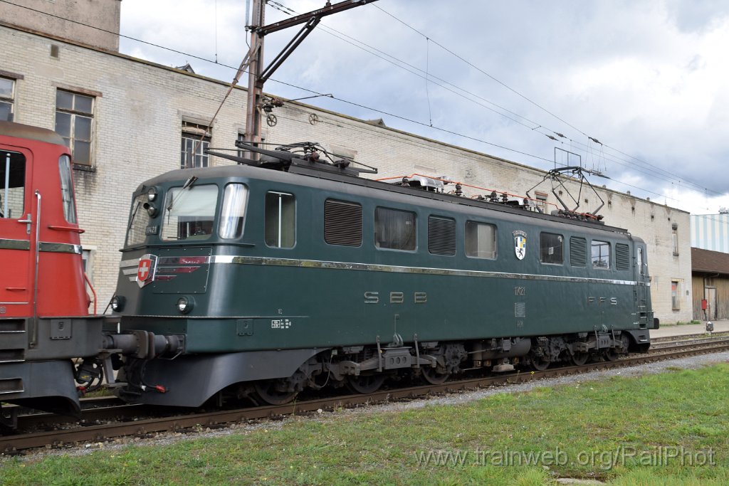 8843-0021-211023.jpg - SBB-CFF Ae 6/6 11421 "Graubünden / Grishun" / Olten 21.10.2023