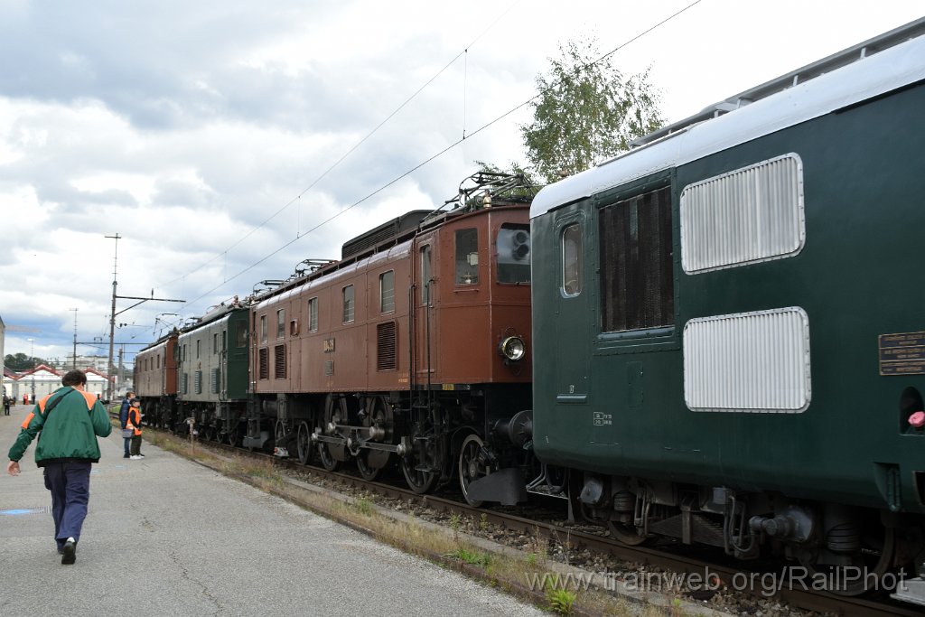 8851-0038-211023.jpg - SBB-CFF Be 4/7 12504 + Ae 3/5 10217 + Ae 3/6" 10439 / Olten 21.10.2023