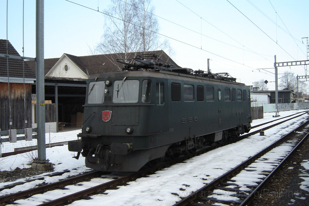 1020-0005-150305.jpg - SBB-CFF Ae 6/6 11518 «Flüelen» / Hinwil 15.3.2005