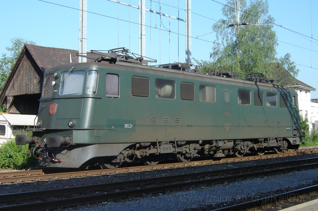 1057-0022-020605.jpg - SBB-CFF Ae 6/6 11497 «St. Margrethen» / Hinwil 2.6.2005