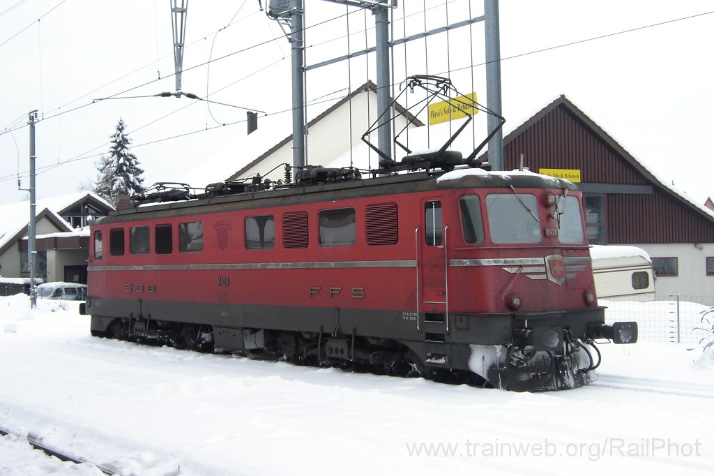 1139-0041-070306.jpg - SBB-CFF Ae 6/6 11420 «Appenzell A.Rh» / Hinwil 7.3.2006