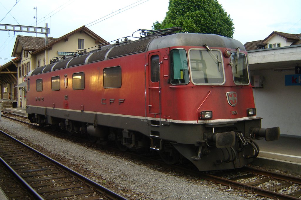 1190-0012-160606.jpg - SBB-CFF Re 6/6 11604 «Faido» / Hinwil 16.6.2006
